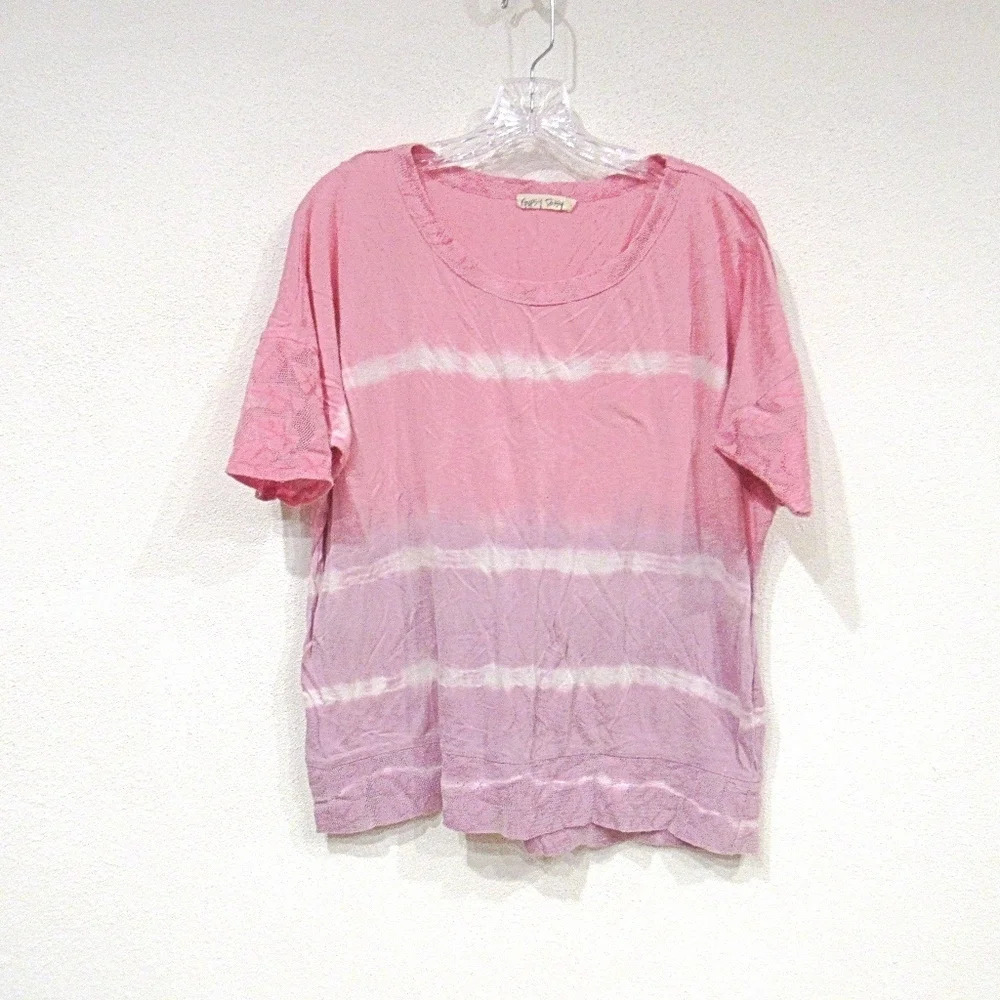 Gypsy Daisy Tie Dye Top Size Medium EUC